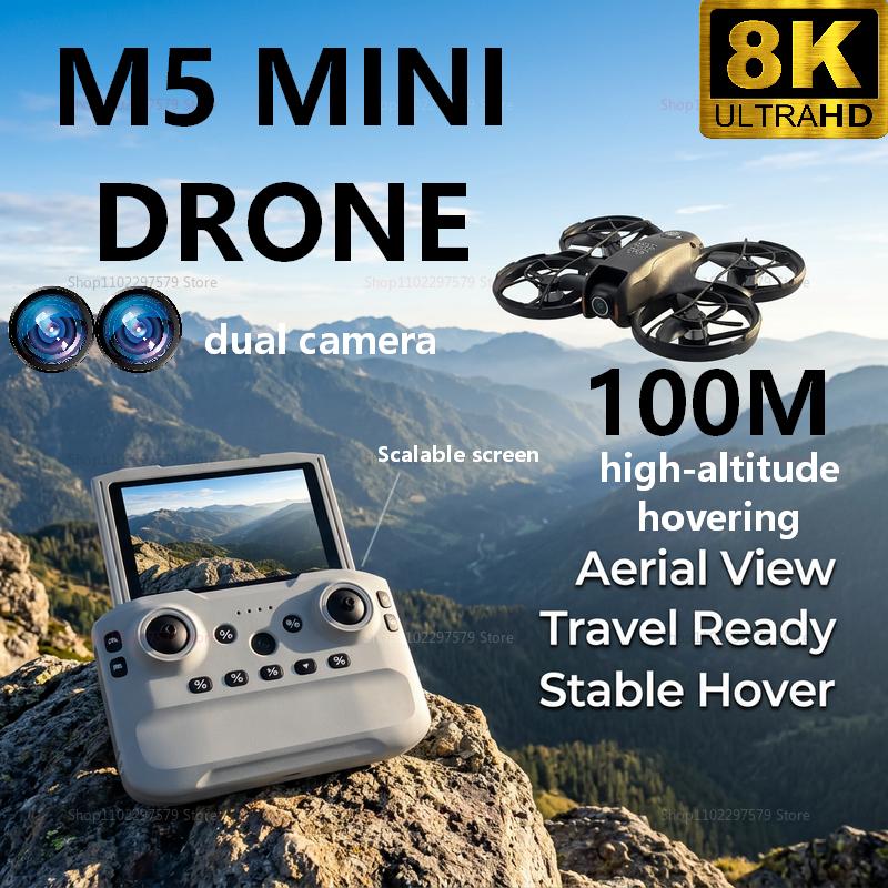 Drone Aerial Photography - 2026 New M5 Mini Drone 8K