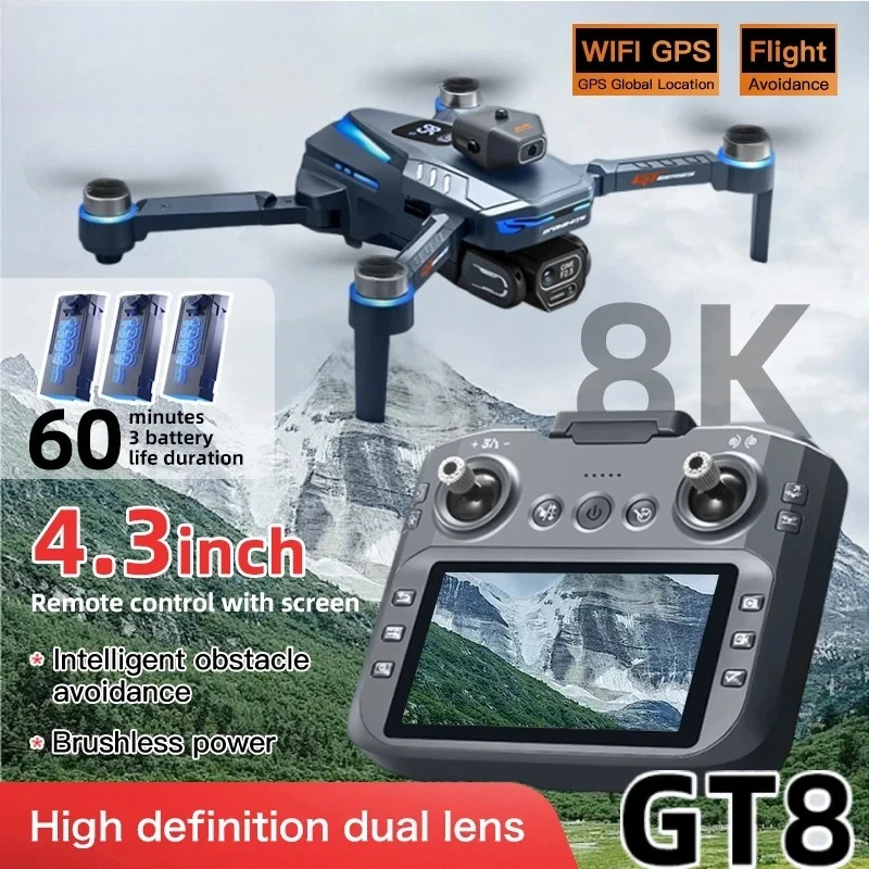 Original GT8 Drone 8K Professi - đánh giá và giá Drone Photogrammetry